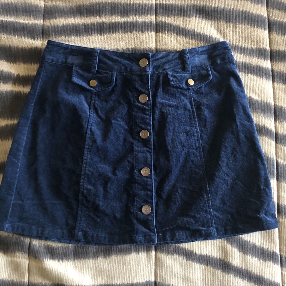 Navy blue skirt